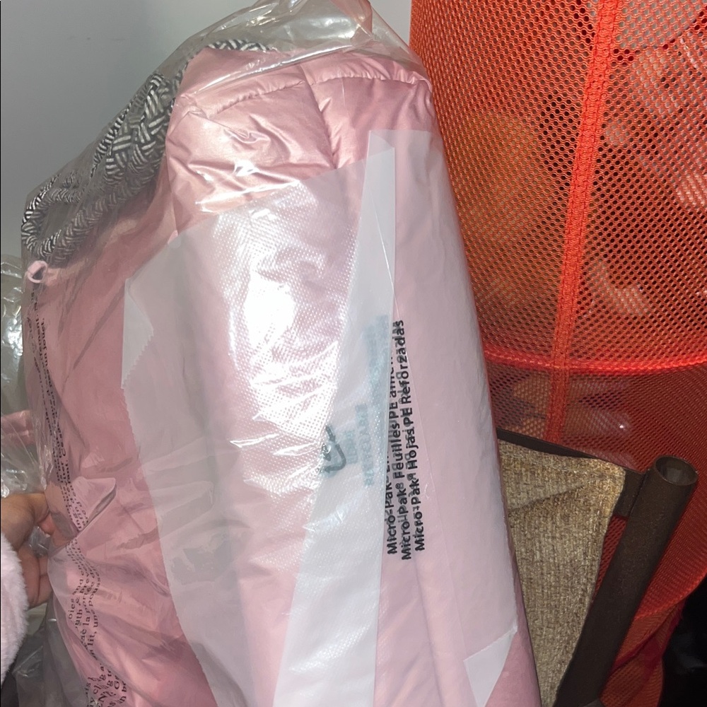 Wildfox Rose/Light Pink Backpack With Rope Straps - Picture 13 of 13